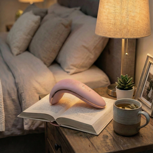 Zenith Arched Wellness Massager – Rose Gold, Body-Safe