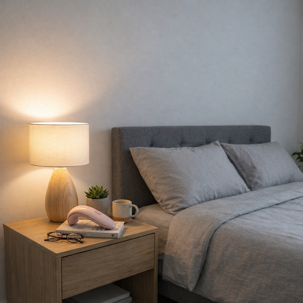 Zenith Arched Wellness Massager – Rose Gold, Body-Safe